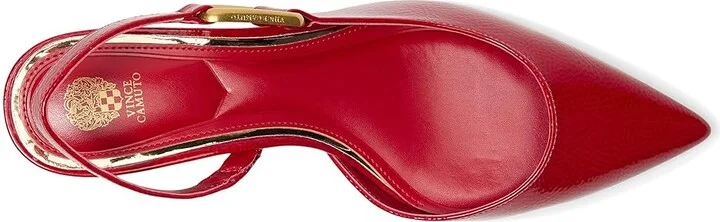 Vince Camuto Inari Lasso Buckle Slingback Pumps Women's Shoes Flame : 8 M, Leather - Image 2