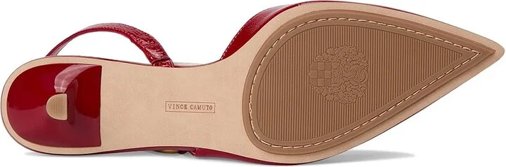 Vince Camuto Inari Lasso Buckle Slingback Pumps Women's Shoes Flame : 8 M, Leather - Image 3