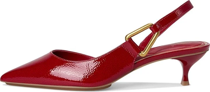 Vince Camuto Inari Lasso Buckle Slingback Pumps Women's Shoes Flame : 8 M, Leather - Image 6
