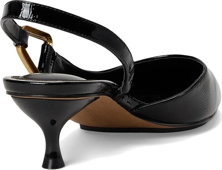 Vince Camuto Inari Lasso Buckle Slingback Pumps Women's Shoes Flame : 8 M, Leather - Image 10