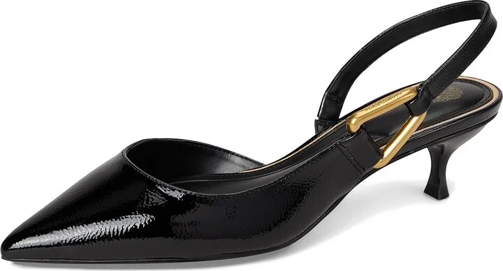 Vince Camuto Inari Lasso Buckle Slingback Pumps Women's Shoes Flame : 8 M, Leather - Image 11