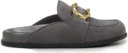 Vince Camuto Junnie Women's Flat Shoes Dark Stone : 9.5 M, Polyester/Rubber/Suede - Image 6