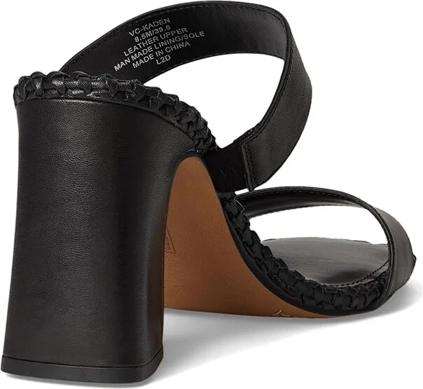 Vince Camuto Kaden Stitched Block Heel Mule Sandals Women's Sandals Lizard Green : 7.5 M, Leather - Image 10
