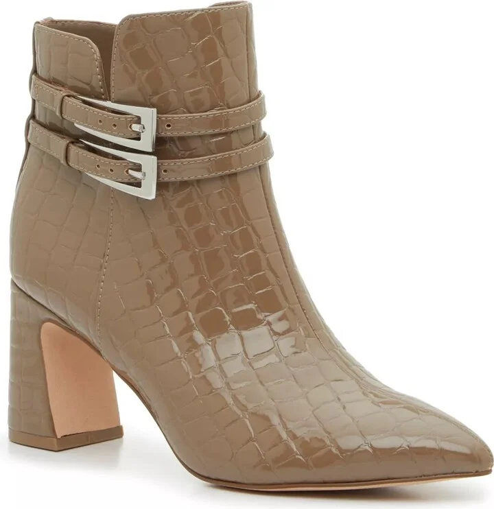Taupe Croc Print