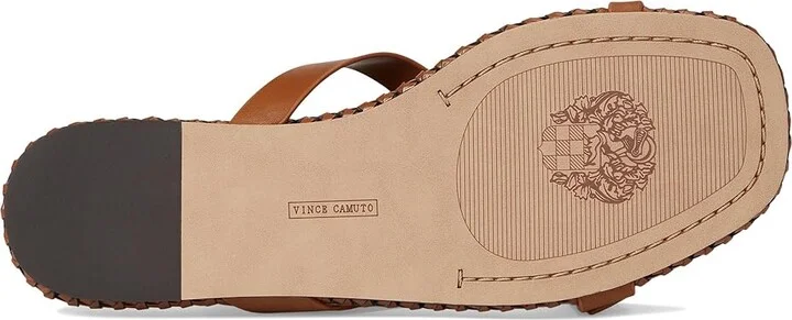 Vince Camuto Kellon Toe Loop Flat Sandals Women's Sandals Caramello : 7.5 M, Leather - Image 3