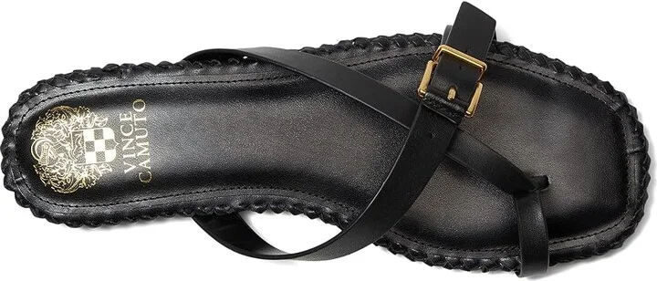 Vince Camuto Kellon Toe Loop Flat Sandals Women's Sandals Caramello : 7.5 M, Leather - Image 8