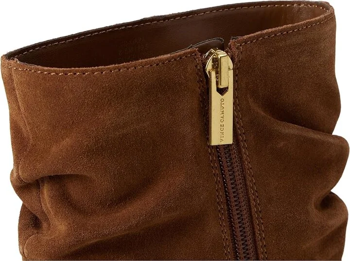 Vince Camuto Kirpa Slouchy O-ring Bootsie Women's Boots Burnt Sugar : 5 M, Leather - Image 2