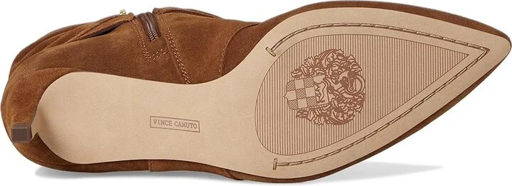 Vince Camuto Kirpa Slouchy O-ring Bootsie Women's Boots Burnt Sugar : 5 M, Leather - Image 3