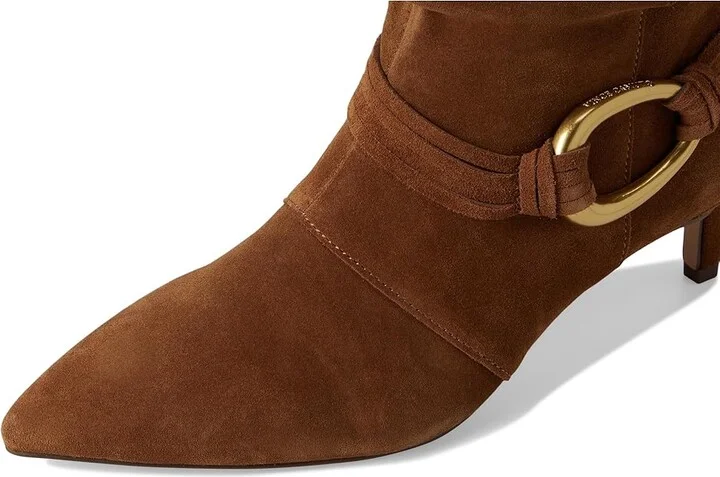 Vince Camuto Kirpa Slouchy O-ring Bootsie Women's Boots Burnt Sugar : 5 M, Leather - Image 7