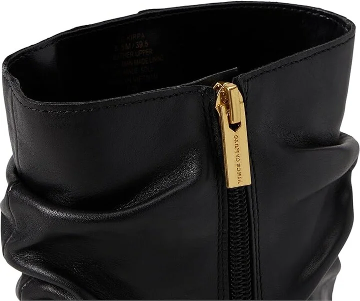 Vince Camuto Kirpa Slouchy O-ring Bootsie Women's Boots Burnt Sugar : 5 M, Leather - Image 8