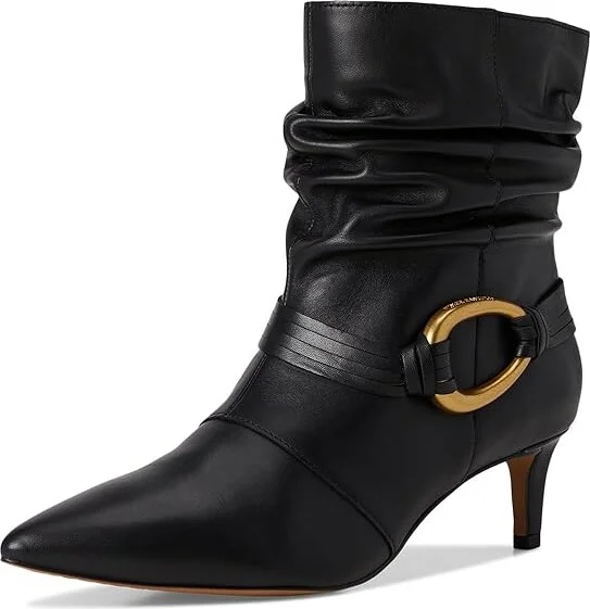 Vince Camuto Kirpa Slouchy O-ring Bootsie Women's Boots Burnt Sugar : 5 M, Leather - Image 11