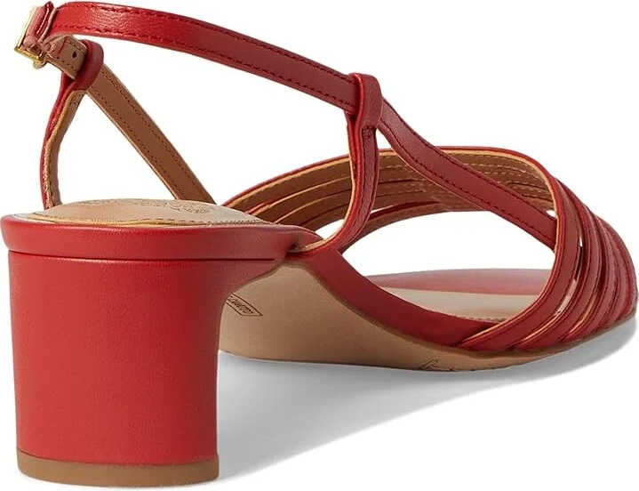 Vince Camuto Layton Strappy Kitten Heel Sandals Women's Sandals Salsa : 10 M, Leather/Rubber - Image 4