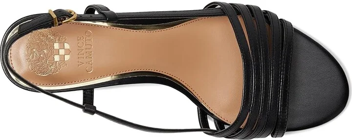 Vince Camuto Layton Strappy Kitten Heel Sandals Women's Sandals Salsa : 10 M, Leather/Rubber - Image 8