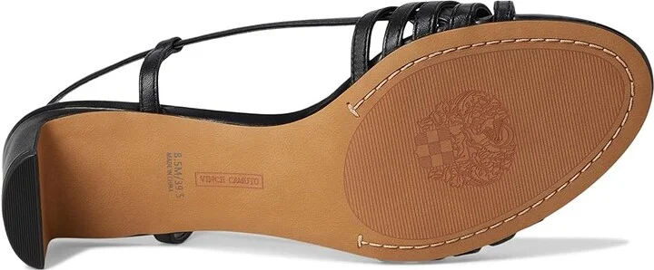 Vince Camuto Layton Strappy Kitten Heel Sandals Women's Sandals Salsa : 10 M, Leather/Rubber - Image 9