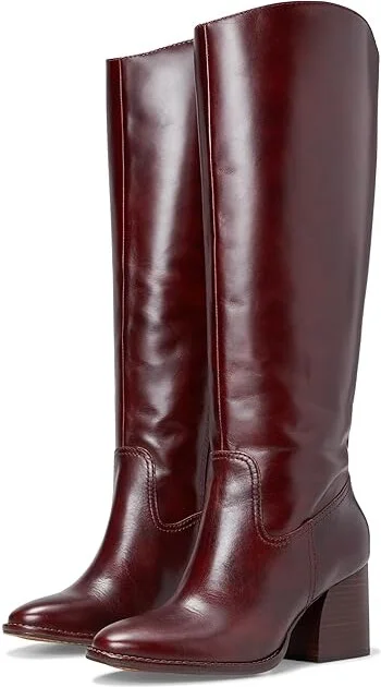 Vince Camuto Leila - Wide Calf Women's Boots Rich Mahogany : 10 M, Leather