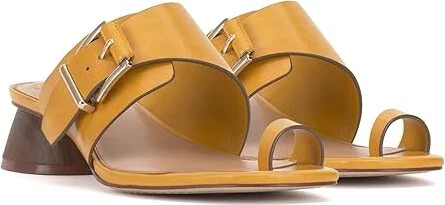 Vince Camuto Lenqua Women's Sandals Golden Sun : 5.5 M, Leather/Rubber
