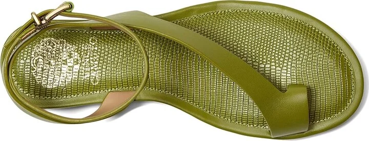 Vince Camuto Liba Toe Loop Wrap Flat Sandals Women's Sandals Caramello : 6 M, Leather - Image 8