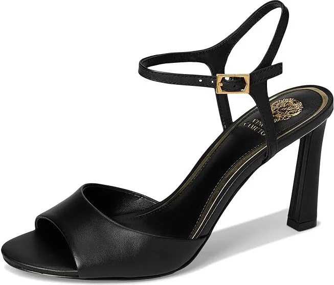 Vince Camuto Lilah Ankle Strap High Heel Sandal Women's Sandals Black : 11 M, Leather - Image 5