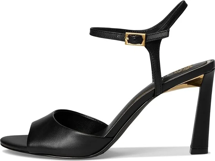 Vince Camuto Lilah Ankle Strap High Heel Sandal Women's Sandals Black : 11 M, Leather - Image 6