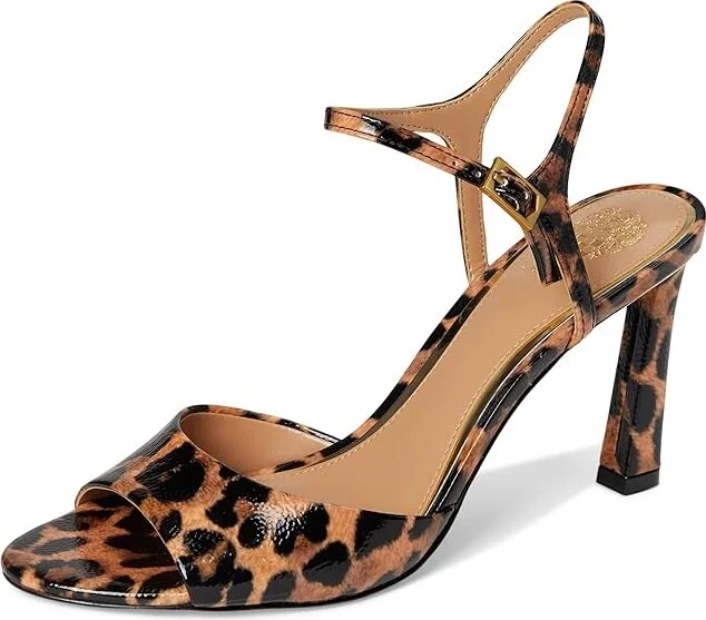 Vince Camuto Lilah Ankle Strap High Heel Sandal Women's Sandals Black : 11 M, Leather - Image 11