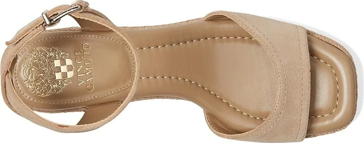 Vince Camuto Lilla Espadrille Wedge Women's Sandals Tortilla : 5 M, Leather/Rubber - Image 2