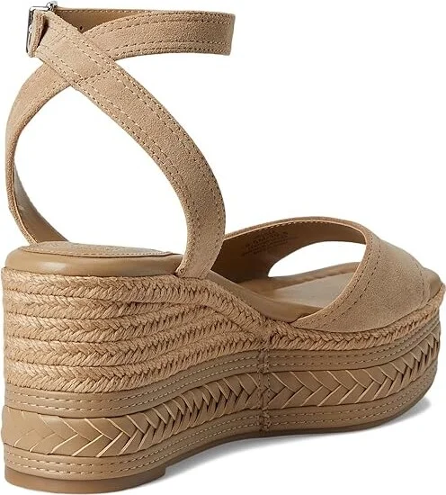 Vince Camuto Lilla Espadrille Wedge Women's Sandals Tortilla : 5 M, Leather/Rubber - Image 4