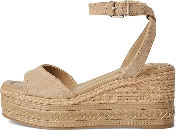 Vince Camuto Lilla Espadrille Wedge Women's Sandals Tortilla : 5 M, Leather/Rubber - Image 6
