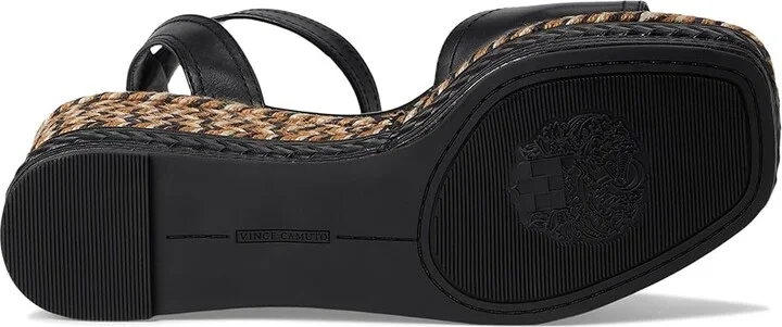 Vince Camuto Lilla Espadrille Wedge Women's Sandals Tortilla : 5 M, Leather/Rubber - Image 9