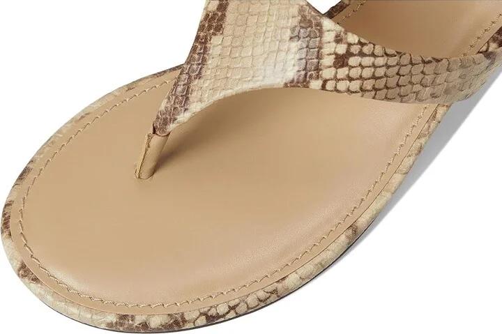 Vince Camuto Lina Thong Kitten Heel Sandals Women's Sandals Taupe/Mid Taupe : 10 M, Leather - Image 7