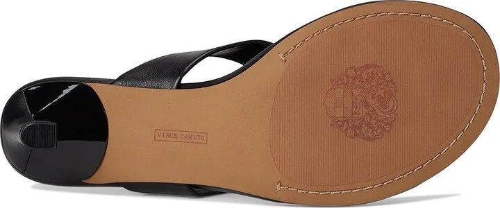 Vince Camuto Lina Thong Kitten Heel Sandals Women's Sandals Taupe/Mid Taupe : 10 M, Leather - Image 9