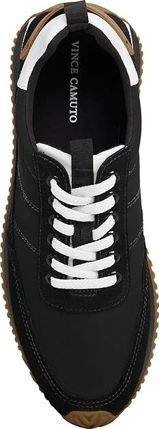 Vince Camuto Maarten Casual Sneaker Men's Shoes Black : 10.5 M, Leather - Image 2