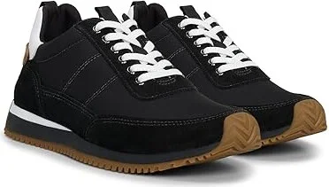 Vince Camuto Maarten Casual Sneaker Men's Shoes Black : 10.5 M, Leather