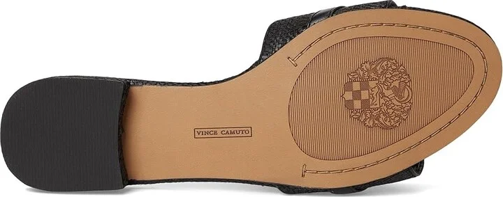 Vince Camuto Maxine Banded Buckle Slide Sandals Women's Sandals Caramello : 11 M, Leather - Image 9