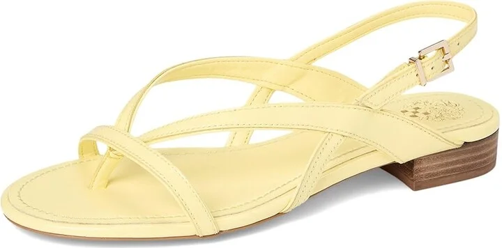 Vince Camuto Melly Strappy Flat Sandals Women's Sandals Sunshine : 6.5 M, Leather - Image 5