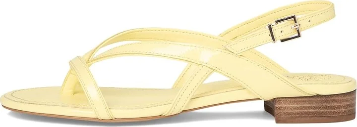 Vince Camuto Melly Strappy Flat Sandals Women's Sandals Sunshine : 6.5 M, Leather - Image 6