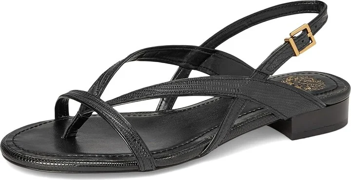 Vince Camuto Melly Strappy Flat Sandals Women's Sandals Sunshine : 6.5 M, Leather - Image 11