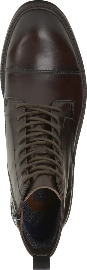 Vince Camuto Men's Ferko Lace Up Boot - Sherry/Black - Image 5