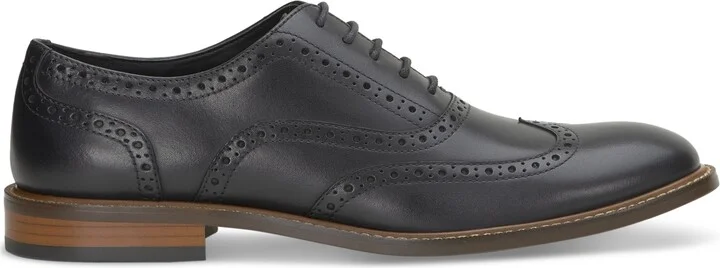 Vince Camuto Men's Lazzarp Wingtip Oxford Dress Shoe - Black/Black - Image 3