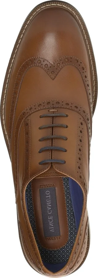 Vince Camuto Men's Lazzarp Wingtip Oxford Dress Shoe - Black/Black - Image 9