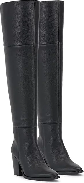 Vince Camuto Paulie Women's Boots Black : 10 M, Leather