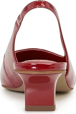Vince Camuto Pilar High Women's Heels Flame : 6 M, Leather/Rubber - Image 4