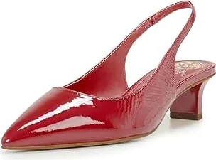 Vince Camuto Pilar High Women's Heels Flame : 6 M, Leather/Rubber - Image 5