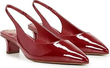 Vince Camuto Pilar High Women's Heels Flame : 6 M, Leather/Rubber