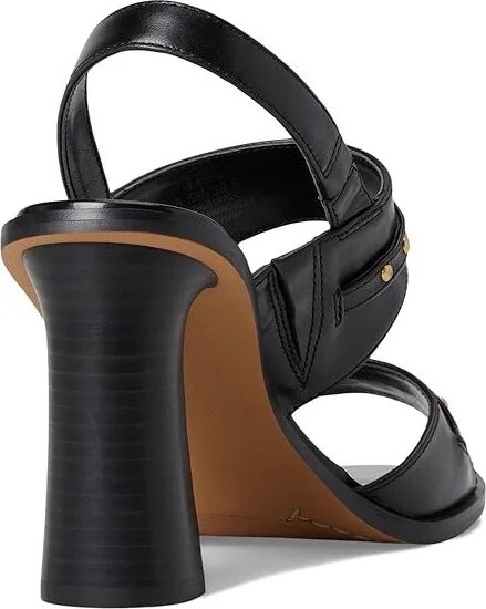 Vince Camuto Ridena Studded Buckle High Heel Sandals Women's Sandals Panna Creme : 10 M, Leather - Image 10