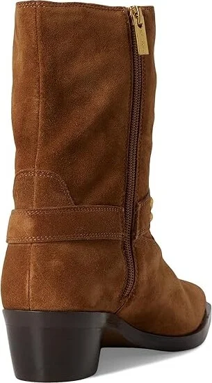 Vince Camuto Roista Motocycle Bootsie Women's Motocross Boots Burnt Sugar : 7.5 M, Leather - Image 4