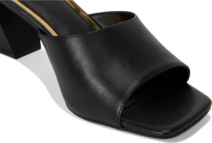 Vince Camuto Sacha Block Heel Mule Sandal Women's Sandals Black : 7 M, Leather/Rubber - Image 7