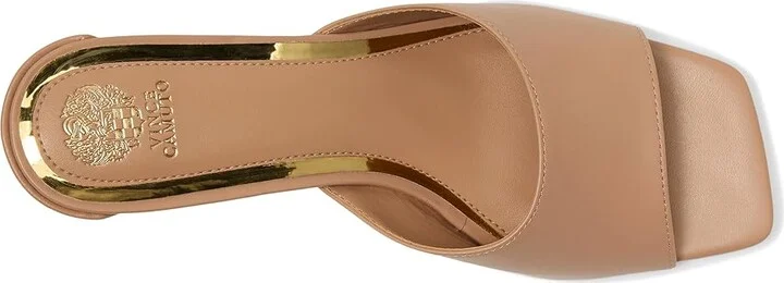 Vince Camuto Sacha Block Heel Mule Sandal Women's Sandals Black : 7 M, Leather/Rubber - Image 8