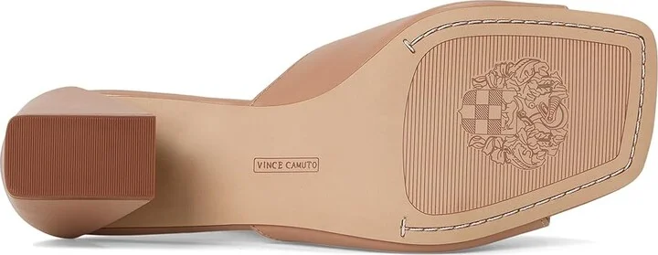 Vince Camuto Sacha Block Heel Mule Sandal Women's Sandals Black : 7 M, Leather/Rubber - Image 9
