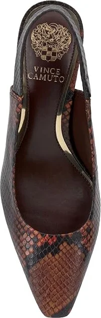 Vince Camuto Samila Slingback Pump High Women's Heels Dusk : 9 M, Leather - Image 2