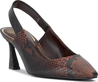 Vince Camuto Samila Slingback Pump High Women's Heels Dusk : 9 M, Leather - Image 5